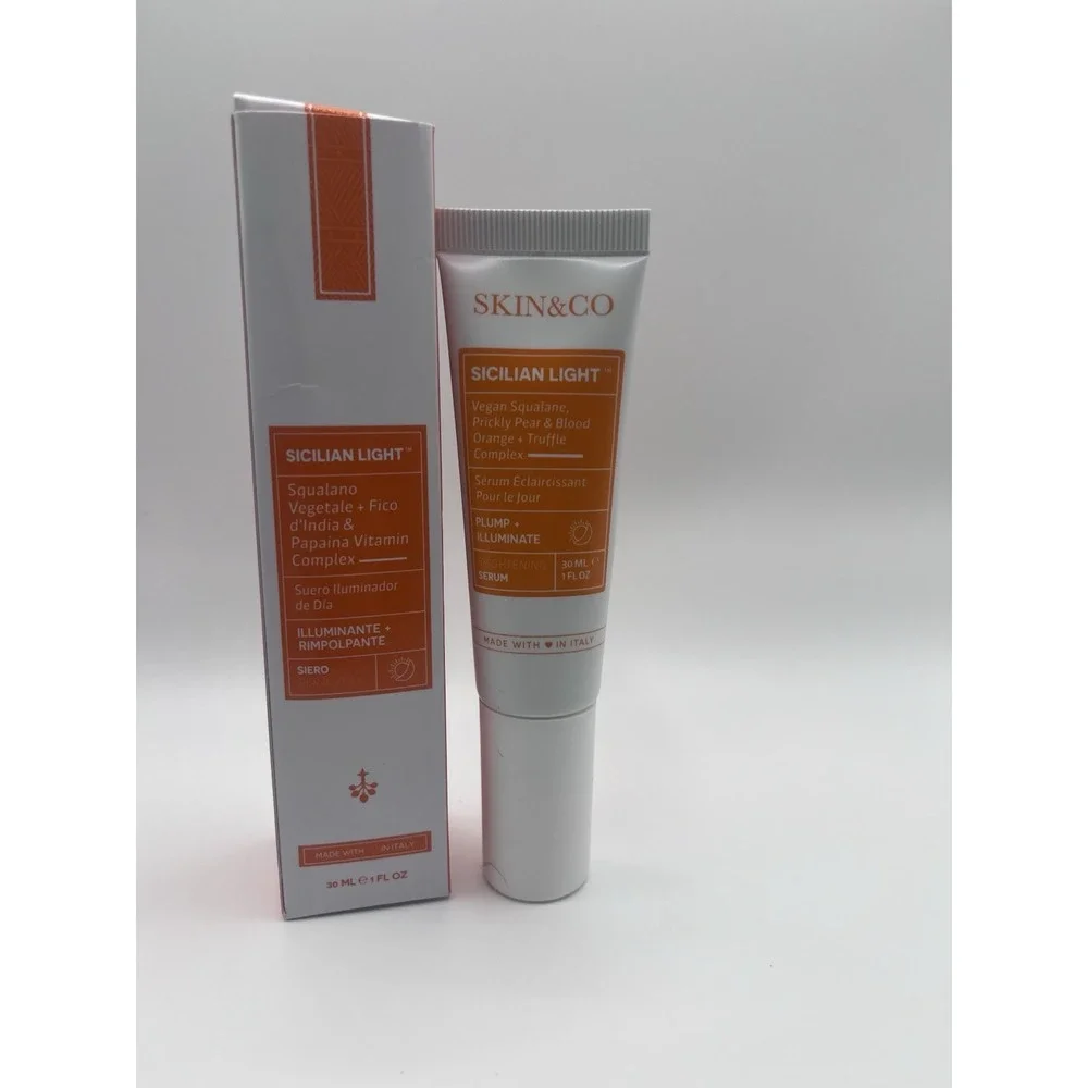 Skin & Co Sicilian Light Plump Illuminate Face Serum 1 fl oz/ 30 ml NEW IN BOX